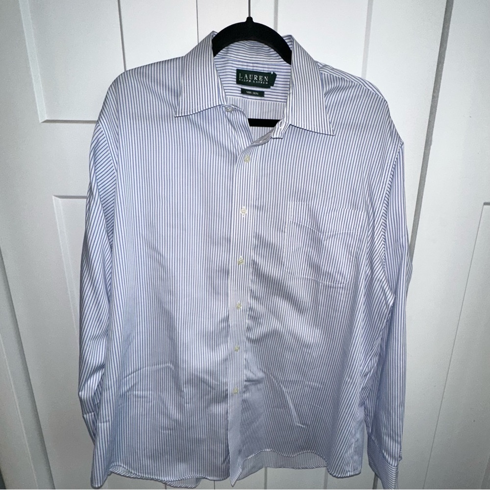 Ralph Lauren Blue Dress Shirt - Picture 3 of 6